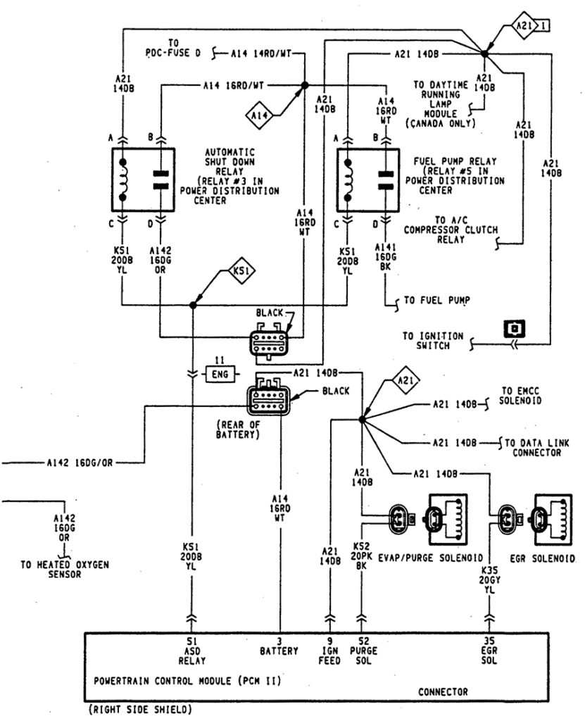 1996 Dodge Dakota Wiring Schematic Free Wiring Diagram