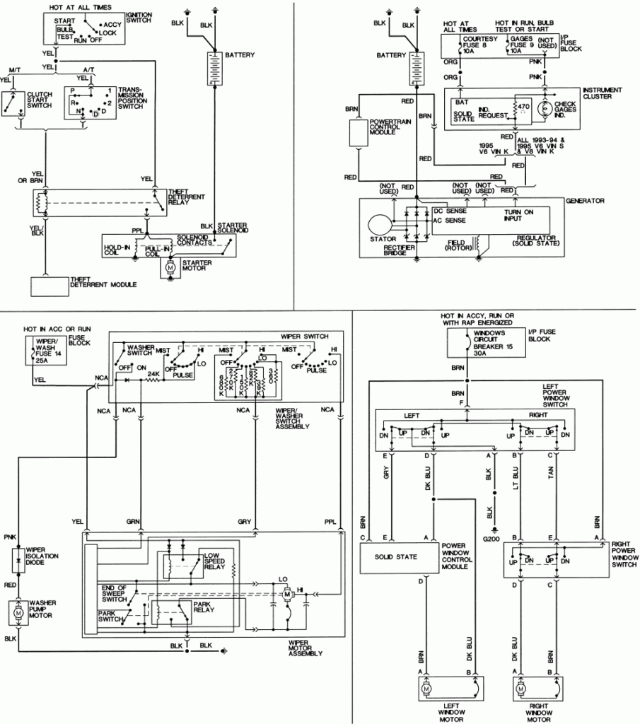 Wiring Diagram 94 Chevy S10 Endearing Enchanting 1994 1500