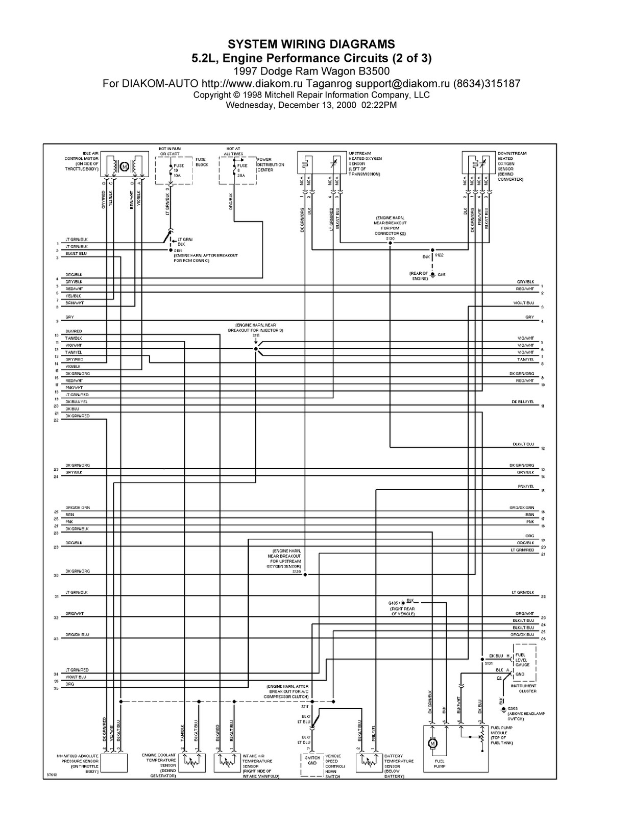 1997 Dodge Ram Trailer Wiring Diagram