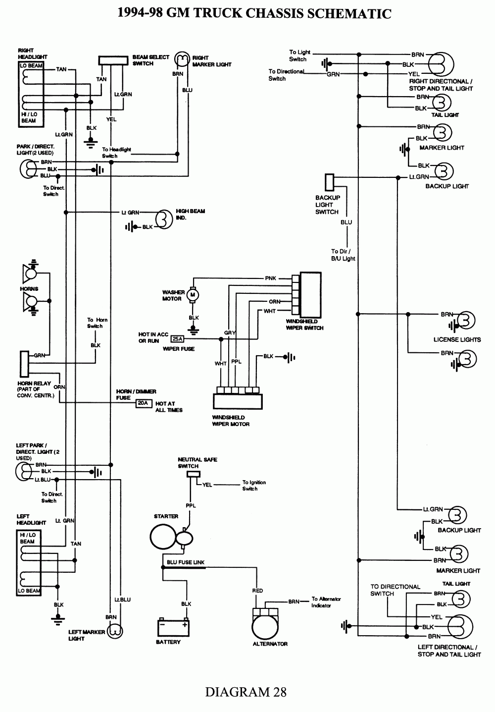 2000 Gmc Trailer Wiring Diagram