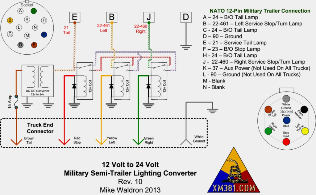 Semi Trailer Lights Wiring Diagram Trailer Wiring Diagram