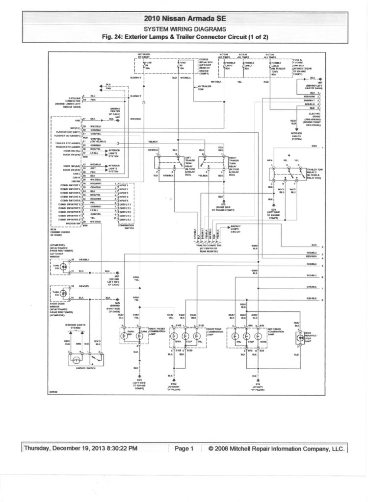 2006 Nissan Frontier Trailer Wiring Diagram Free Wiring