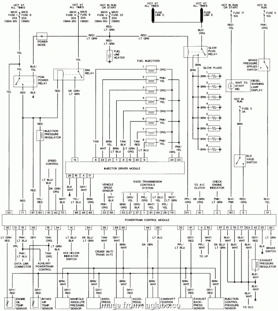 99 F350 Trailer Brake Wiring Diagram