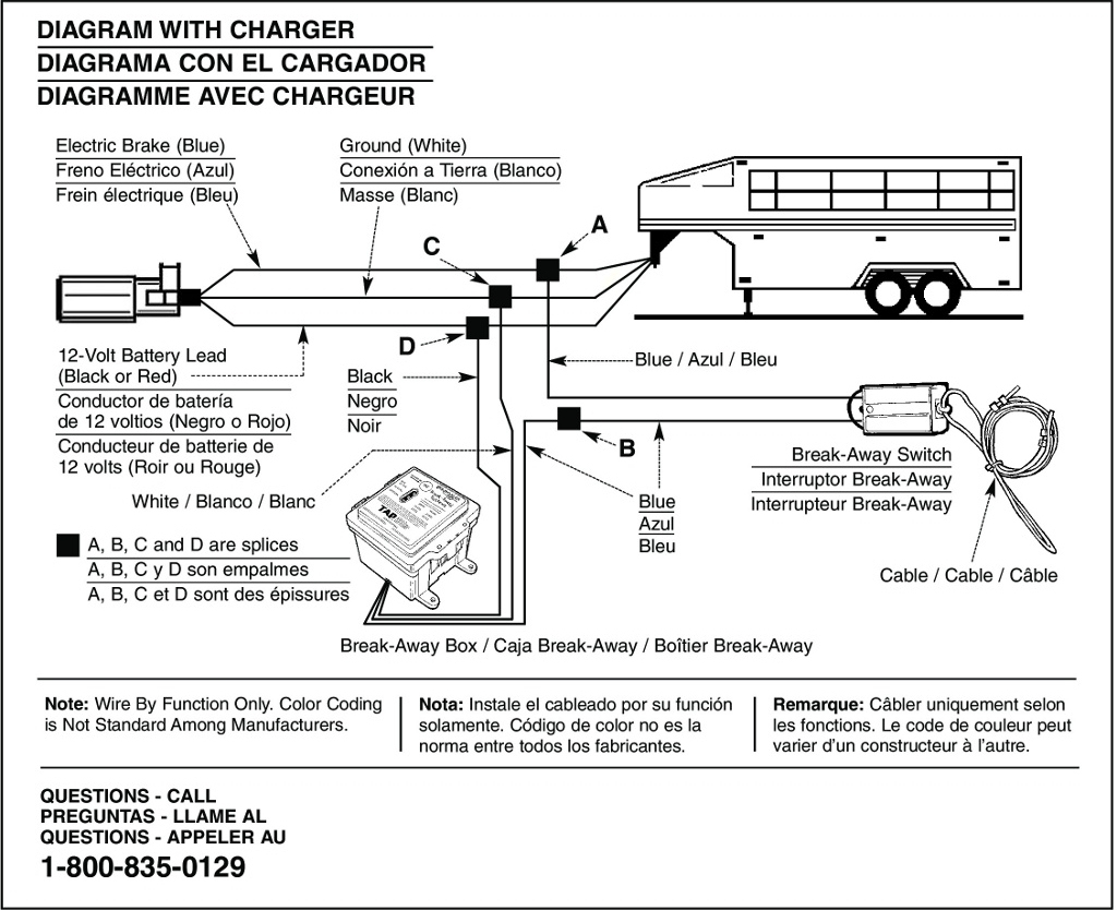 Breakaway Trailer Brake Wiring Diagram Trailer Wiring