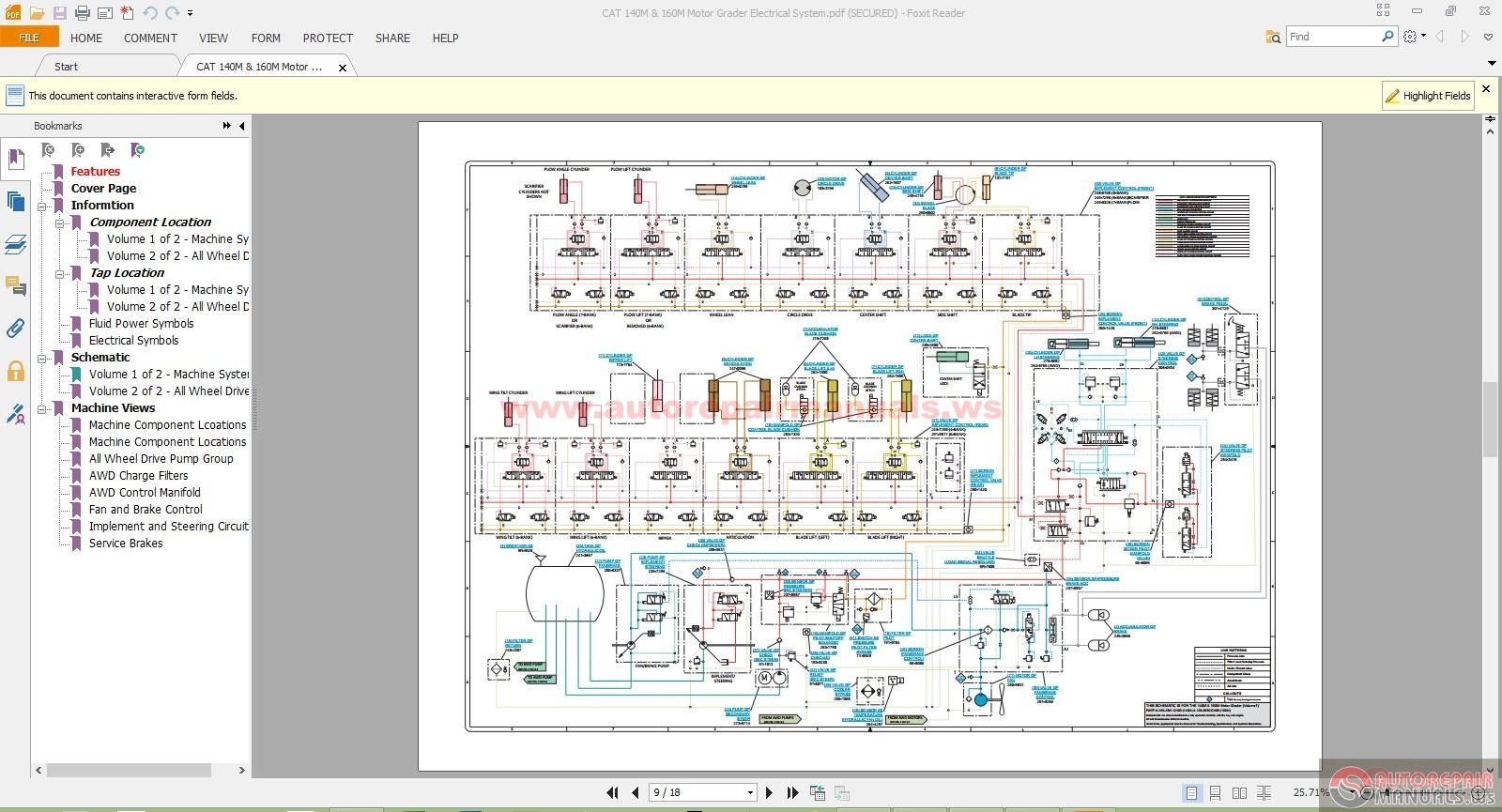 Cat 140m Wiring Diagram