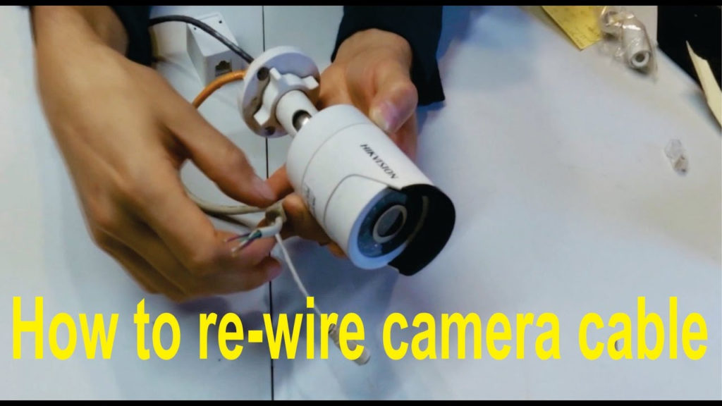 How To Re Wire A Broken Hikvision Camera Cable RJ45