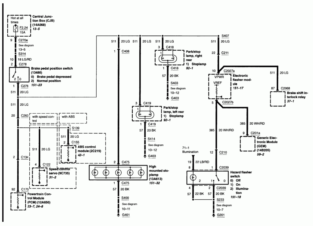 I M Wiring My 2003 Ford Escape For A Trailer Hitch Can