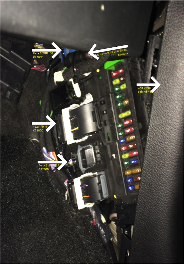 OEM Ambient Lighting Installed In 2015 XLT MFT Controlled