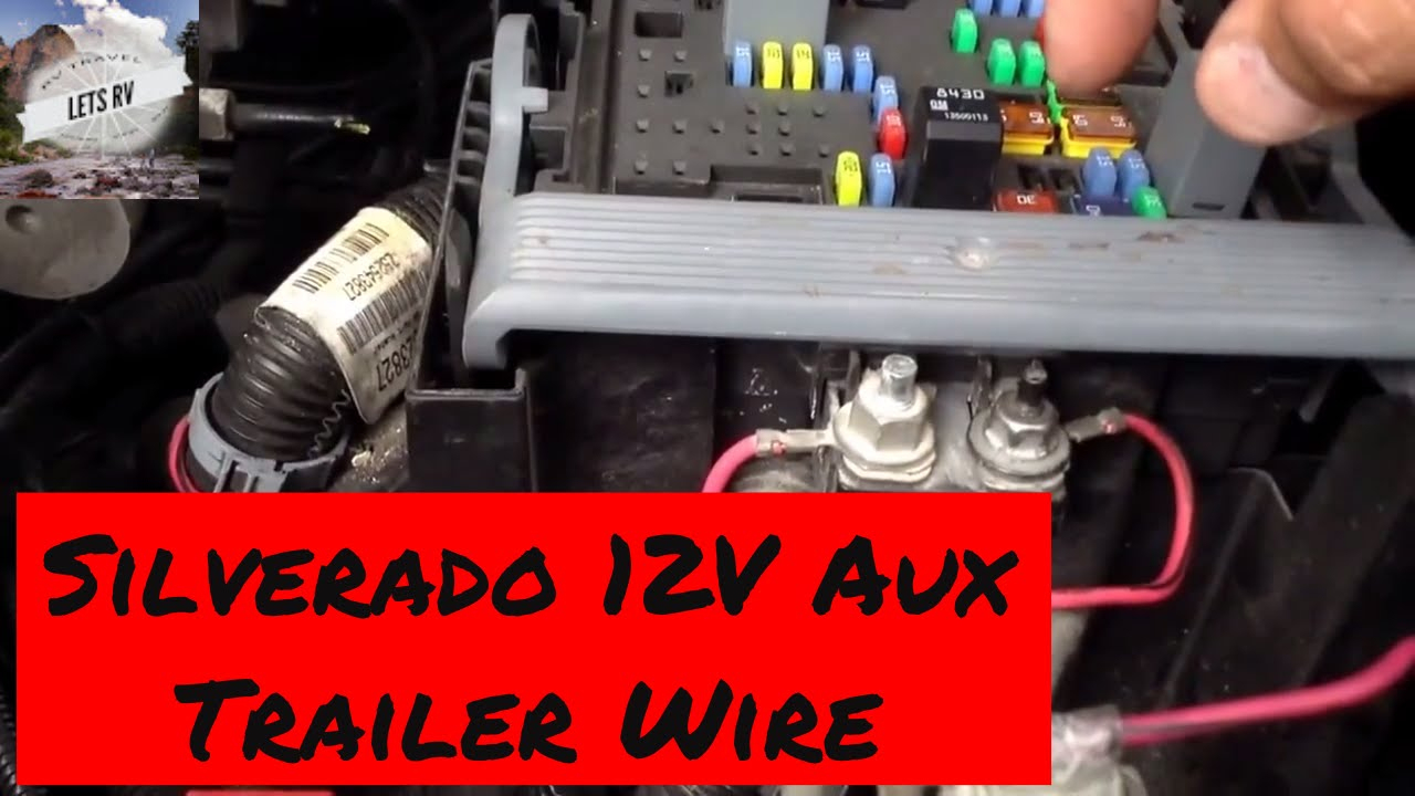 Chevy Silverado 7 Pin Trailer Wiring Diagram | Wiring Diagram