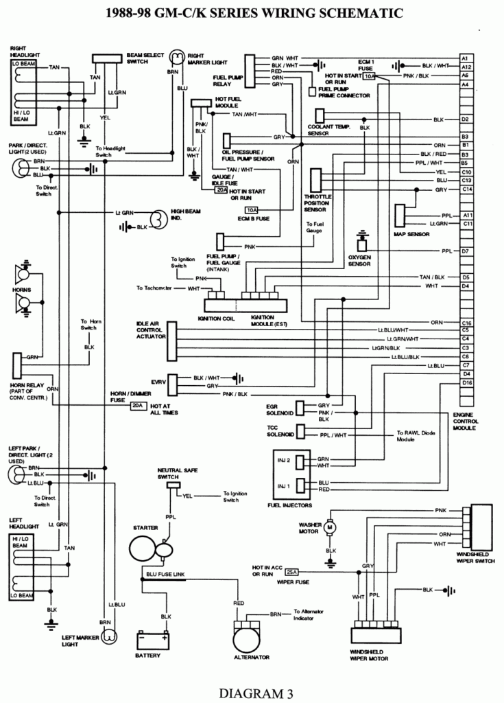 1995 Chevy Silverado Wiring Diagram Wiring Diagram