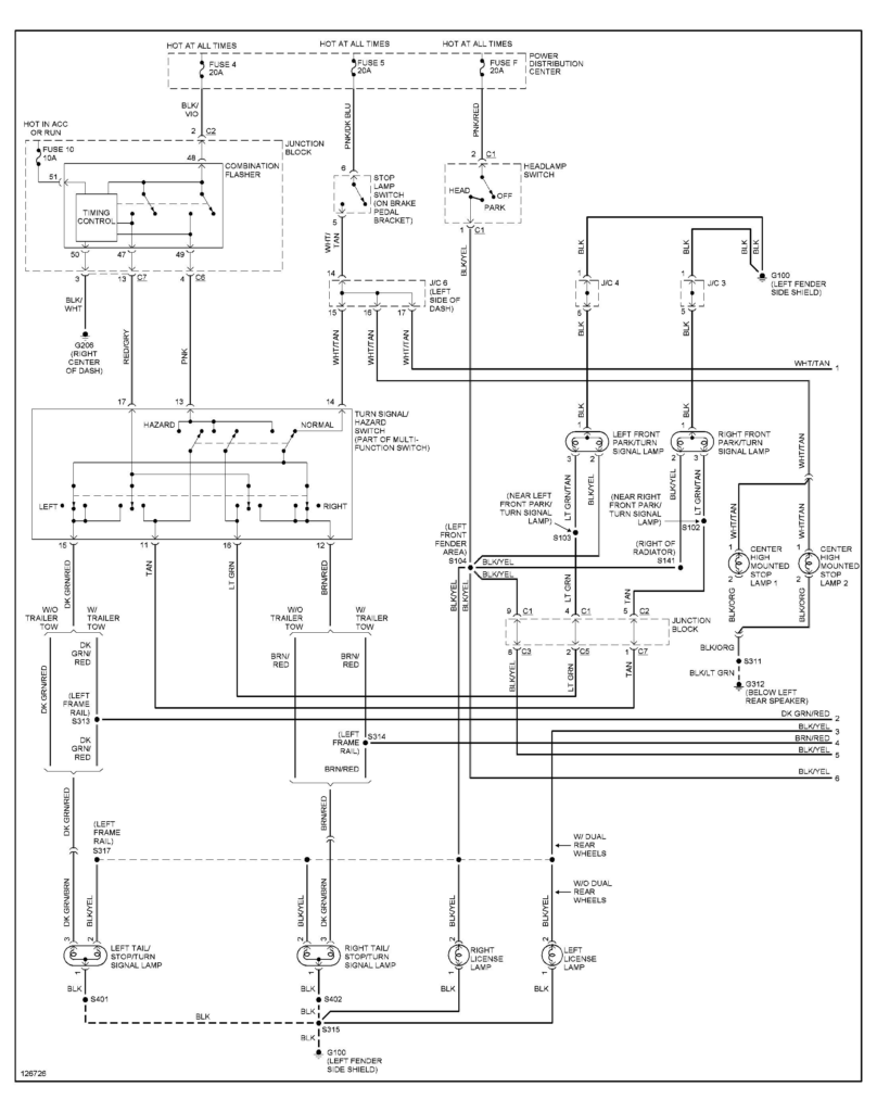 2001 Dodge Ram 1500 Trailer Wiring Diagram Trailer