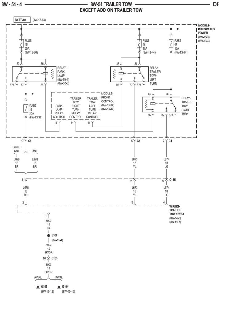 2003 Dodge Ram 2500 Trailer Light Wiring Diagram