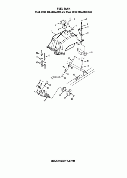 2003 Polaris Trail Boss 330 Wiring Diagram