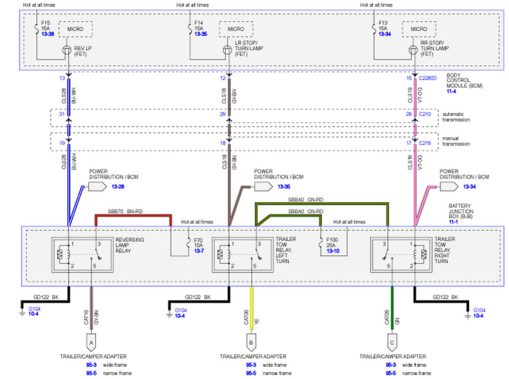 2006 Ford F 350 Trailer Wiring Diagram