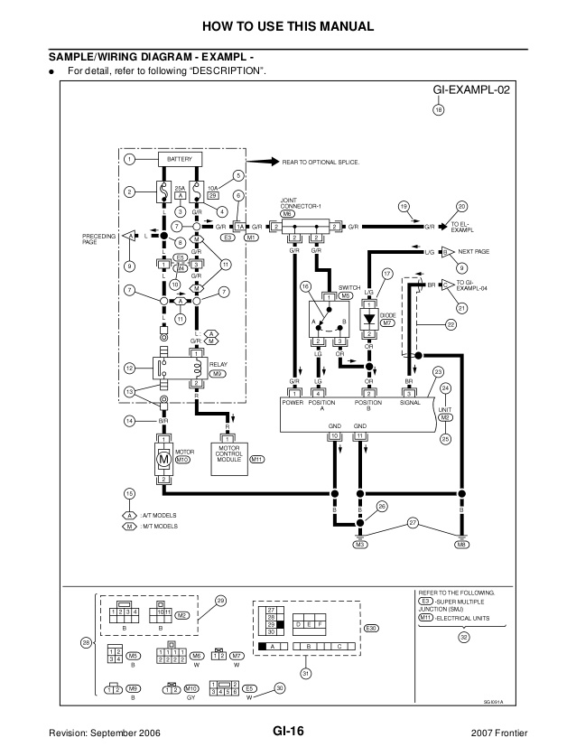 2007 Nissan Frontier Stereo Wiring Diagram Wiring