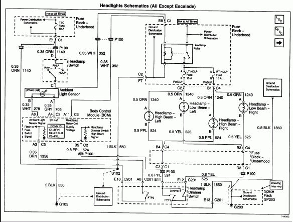 2010 Silverado Headlight Wiring Diagram