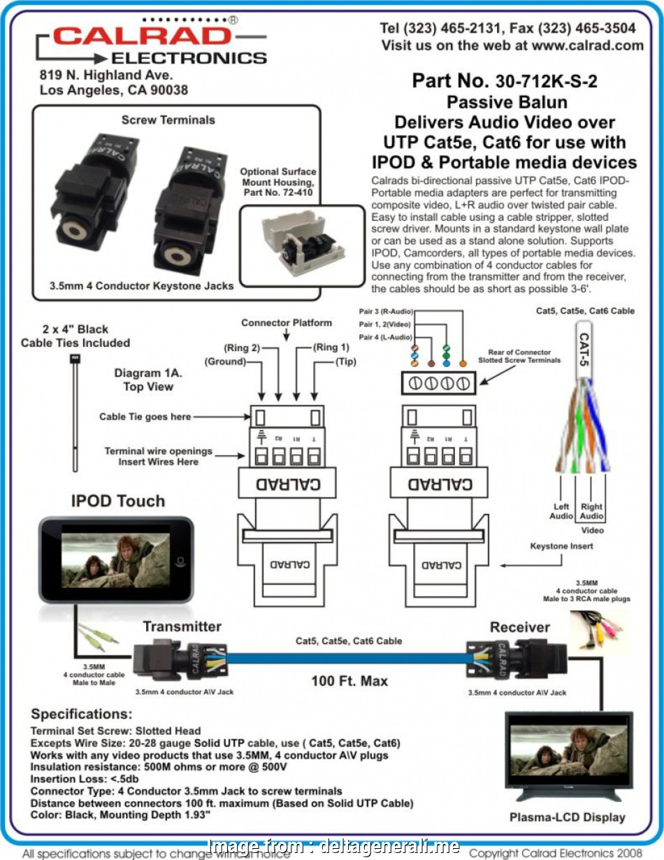 Cat 5 Wiring Diagram Cctv