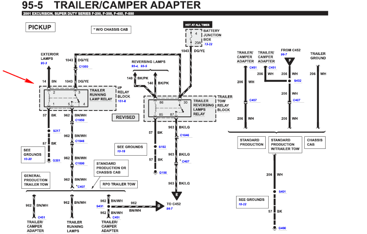 2002 Ford F250 Trailer Wiring Harness Diagram