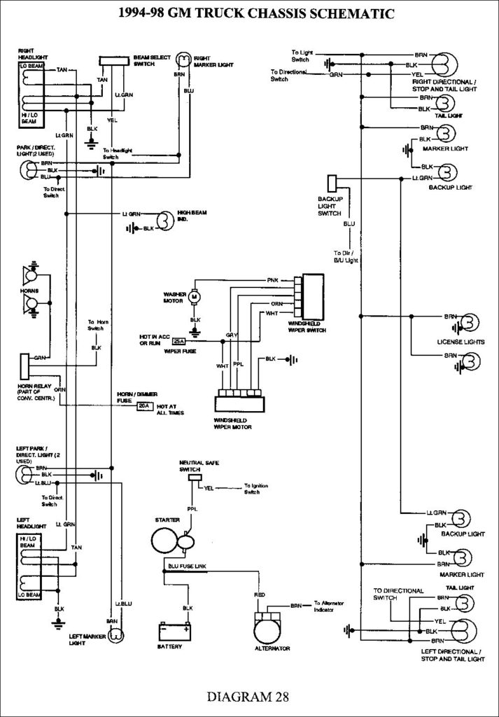 Gm Trailer Plug Wiring Diagram Trailer Wiring Diagram