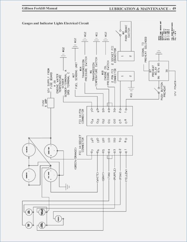 NA 3986 Cat Gp 25 Fork Lift Wiring Schematic Free Diagram