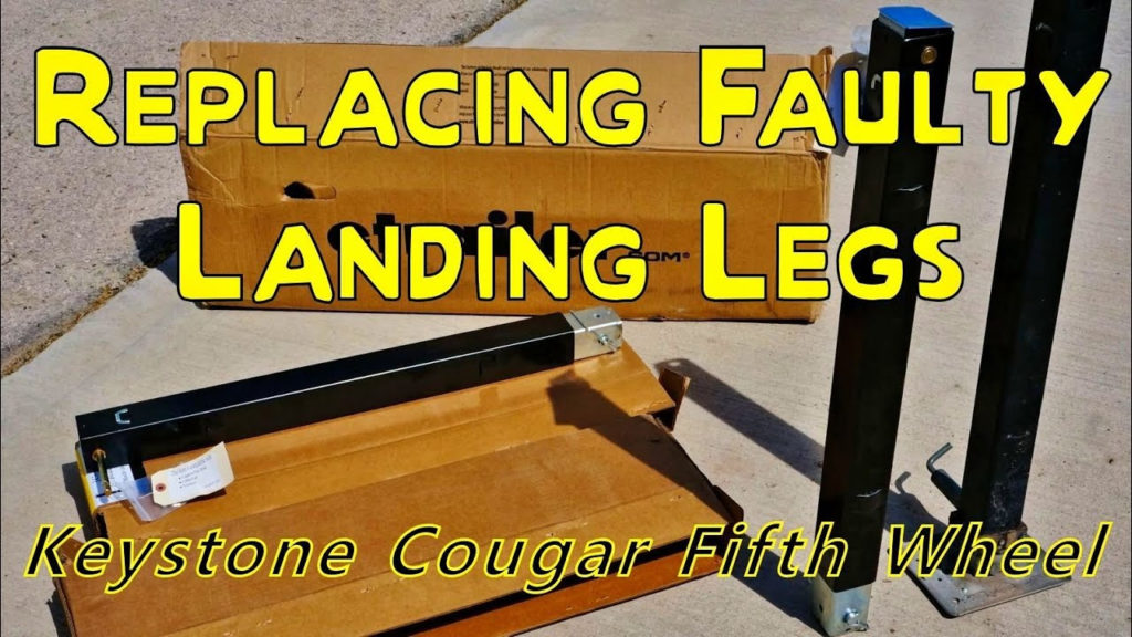 Repair And Install Of My Fifth Wheel Landing Legs YouTube