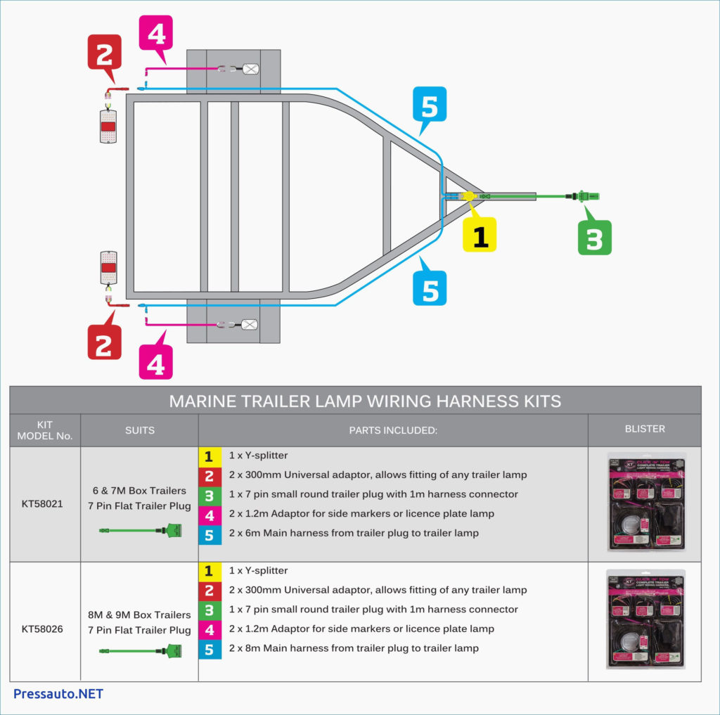 Wiring Diagram For Boat Trailer Trailer Wiring Diagram