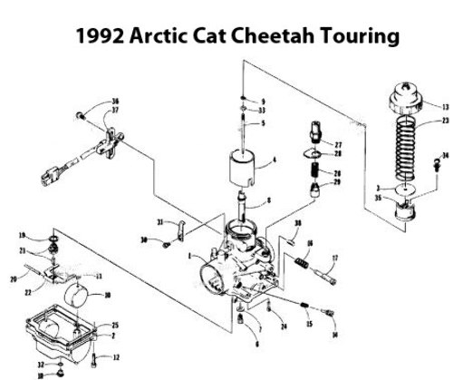 1994 Arctic Cat Cougar 440 Wiring Diagram