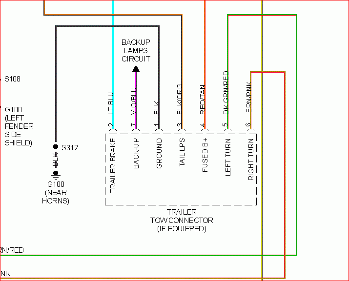 2001 Dodge Ram 2500 Trailer Wiring Diagram