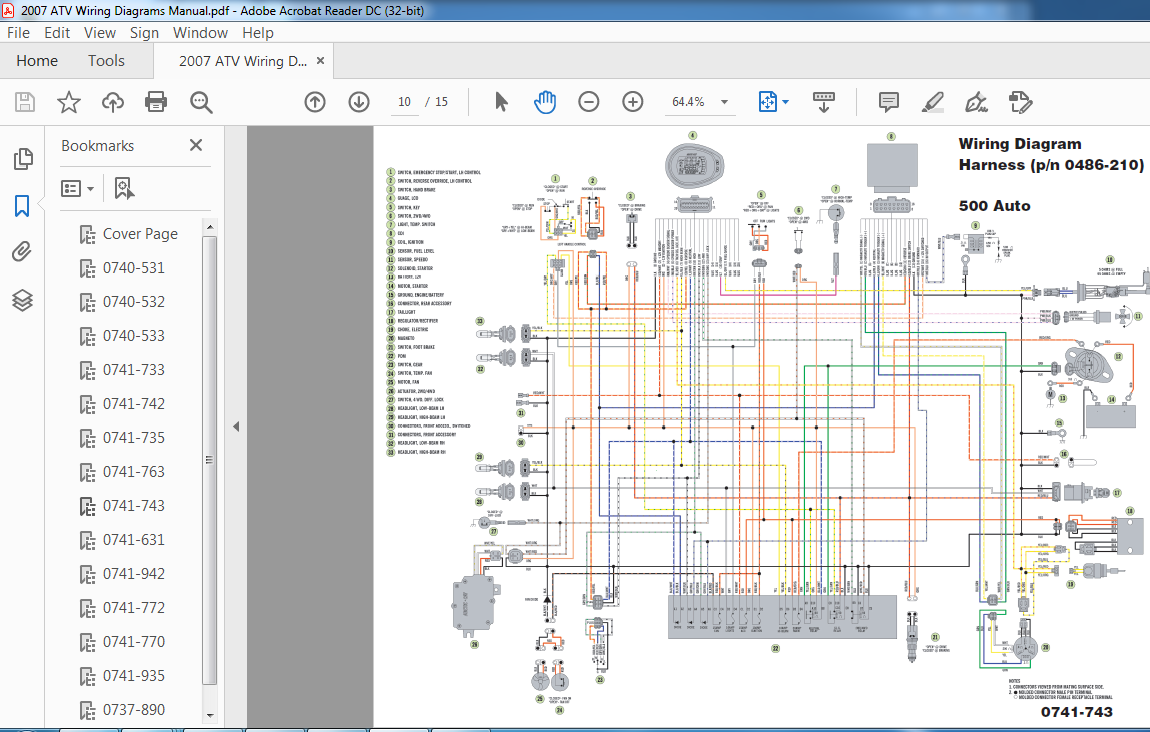 2007 Arctic Cat 650 H1 Wiring Diagram