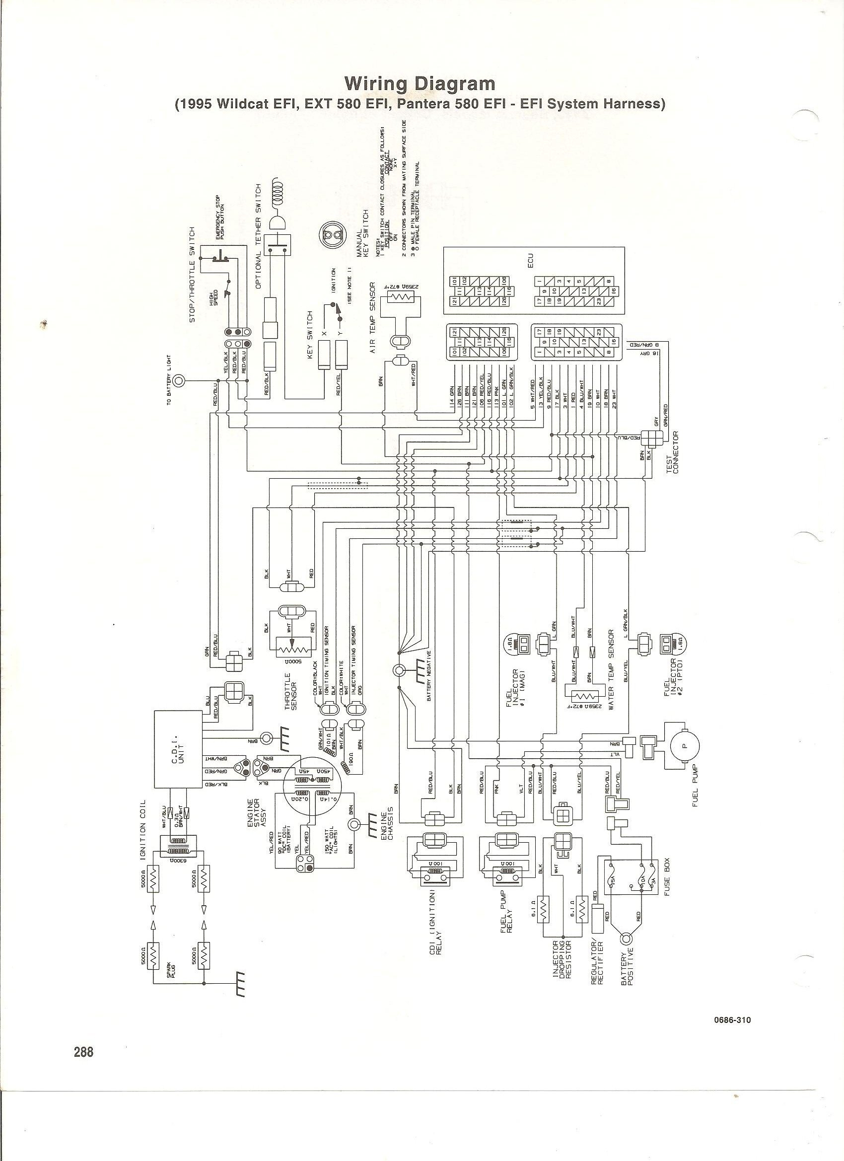 1994 Arctic Cat Zr 580 Wiring Diagram