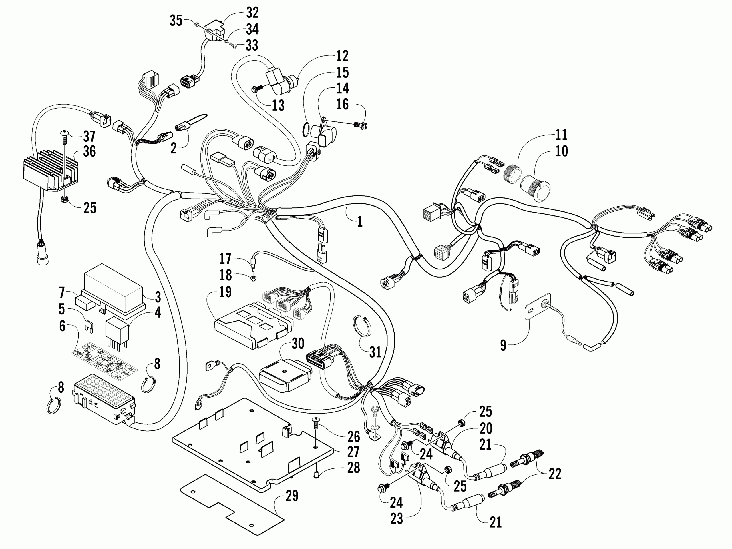 05 Arctic Cat 650 V2 Wiring Diagram