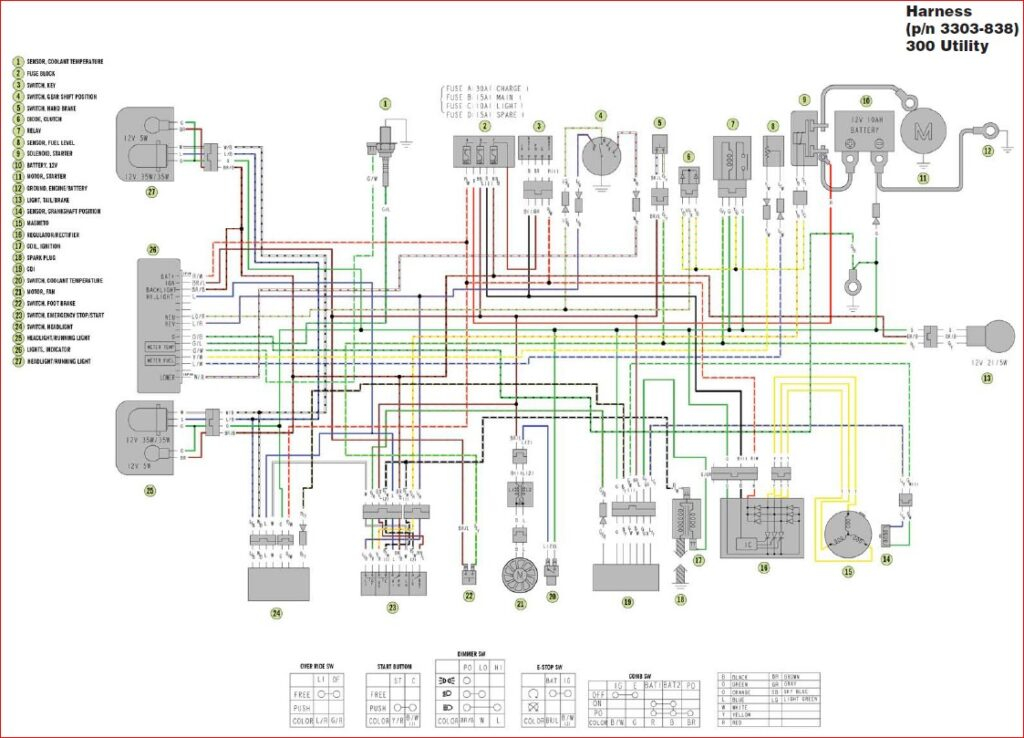 Artic Cat H2 Wiring Diagram