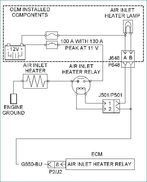 Cat 3126 Intake Heater Wiring Diagram Wiring Diagram