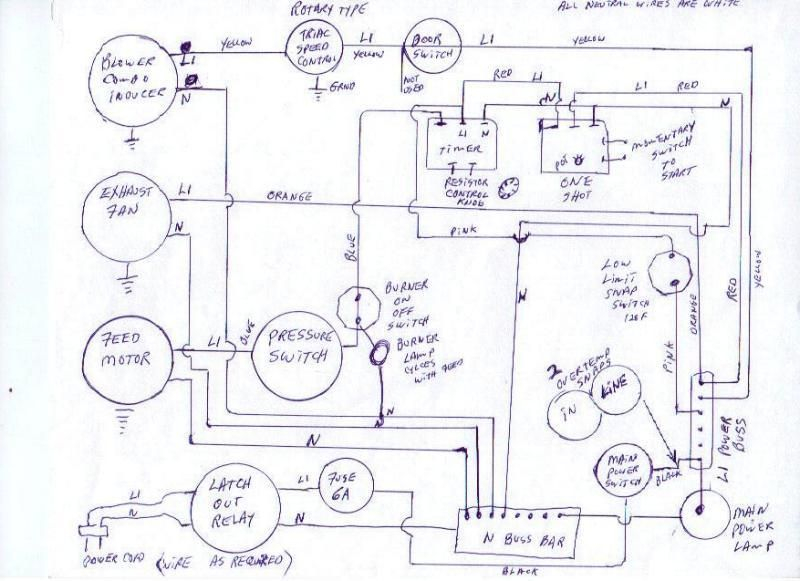 Custom Control Schematic For Older Pellet Stove Hearth