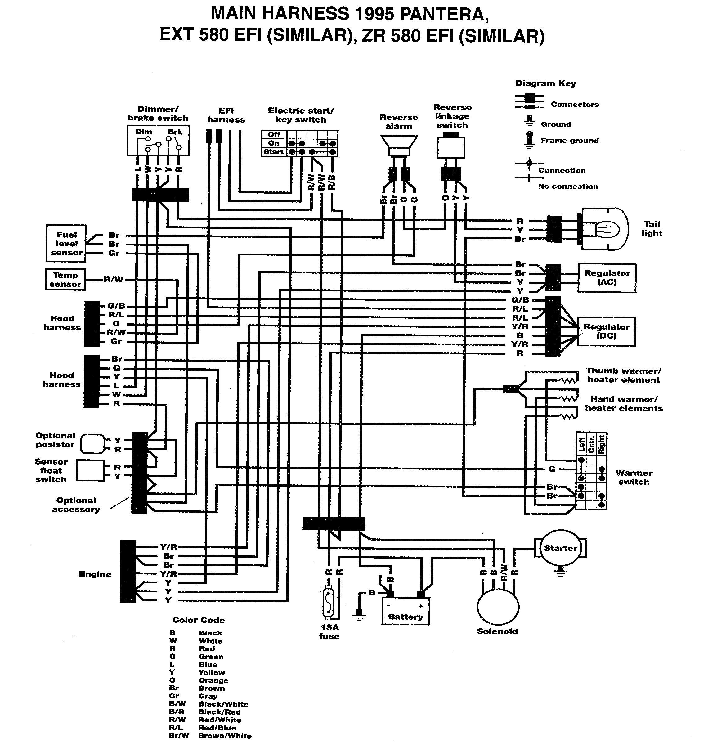 2001 Arctic Cat Zl 600 Wiring Diagram