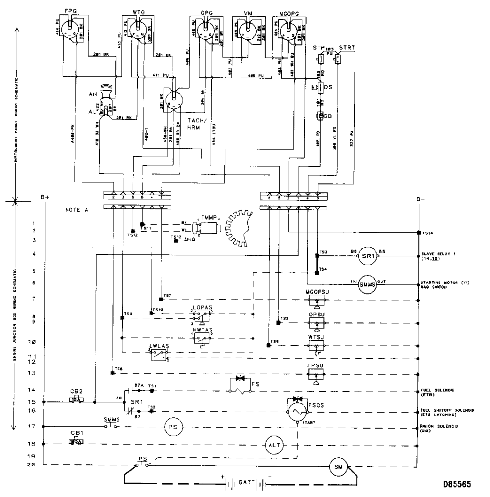 3208 MARINE ENGINE ATTACHMENTS Caterpillar Wiring Diagram