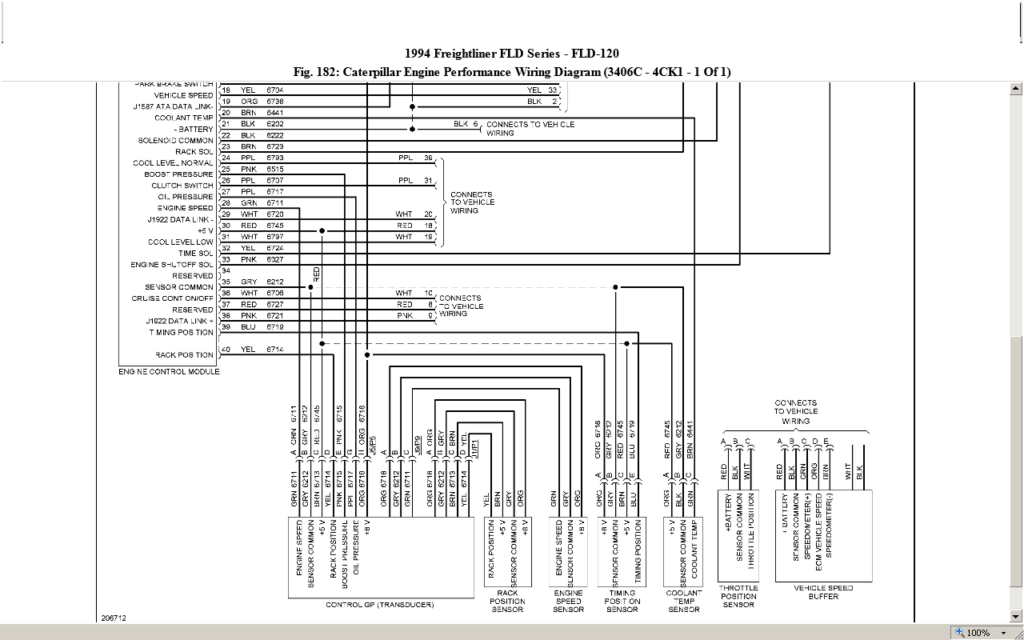 93 Freightliner 3406 Cat Need Wiring Diagram Of The 40