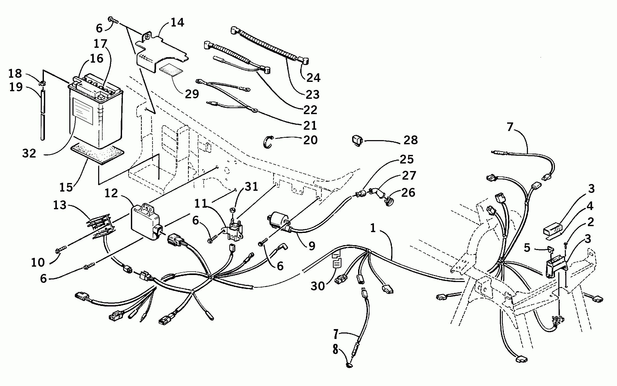 1997 Wiring Diagram Arctic Cat 300