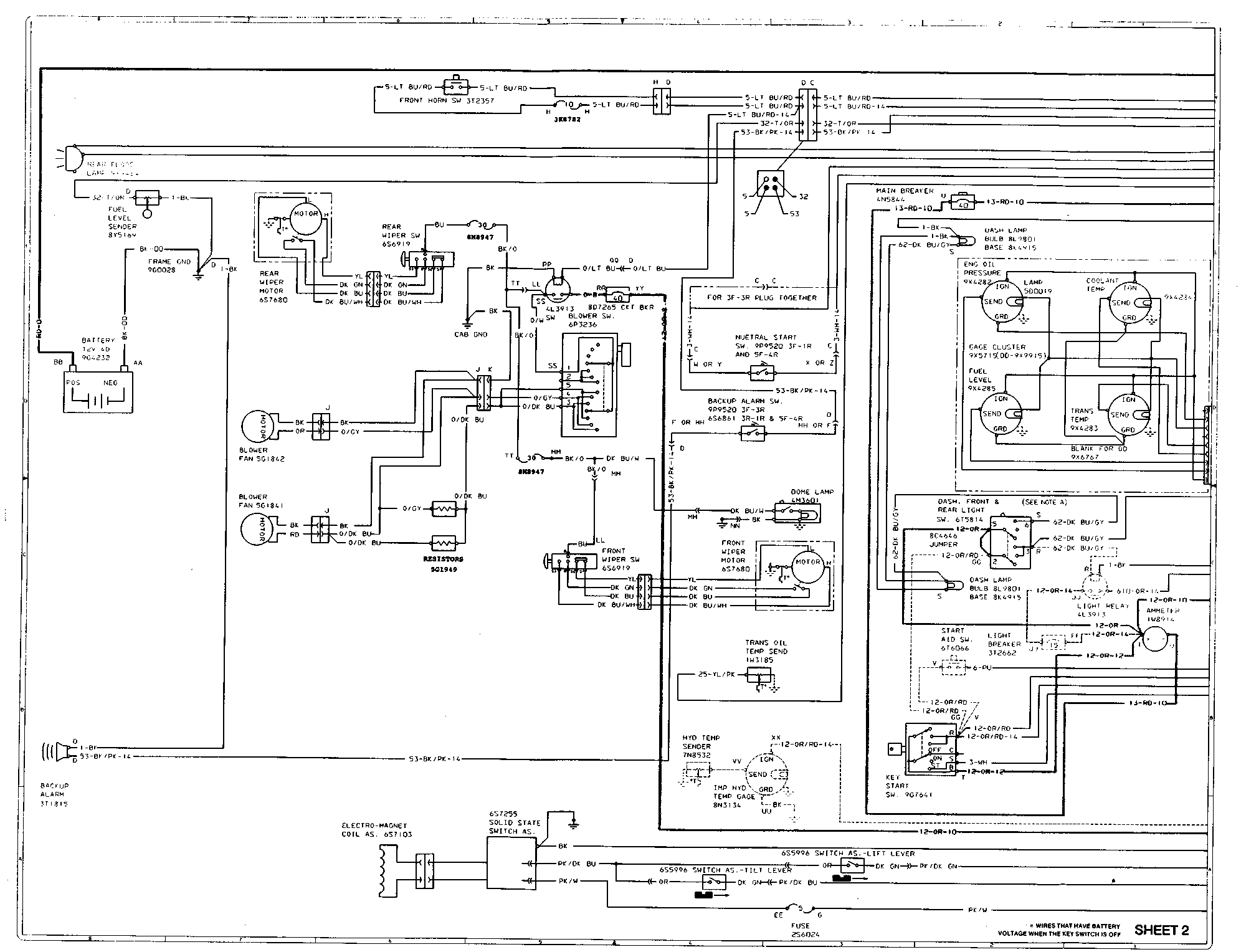 Wiring Diagram For Cat D5k2 Dozer