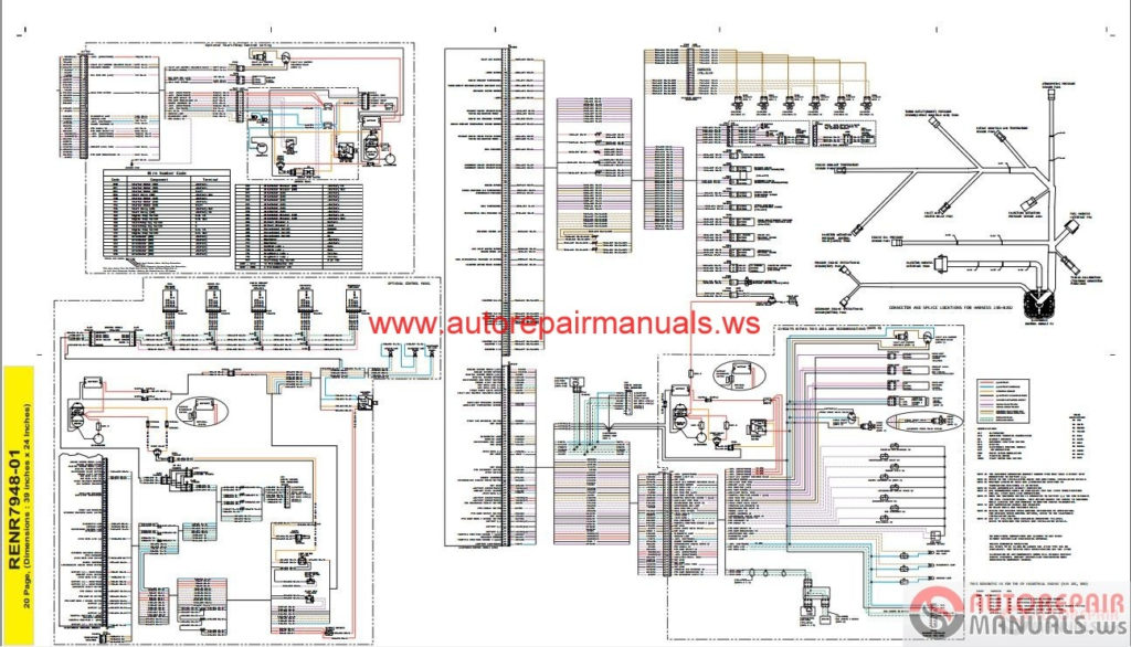 CAT C9 Industrial Engine Electrical System Schematic