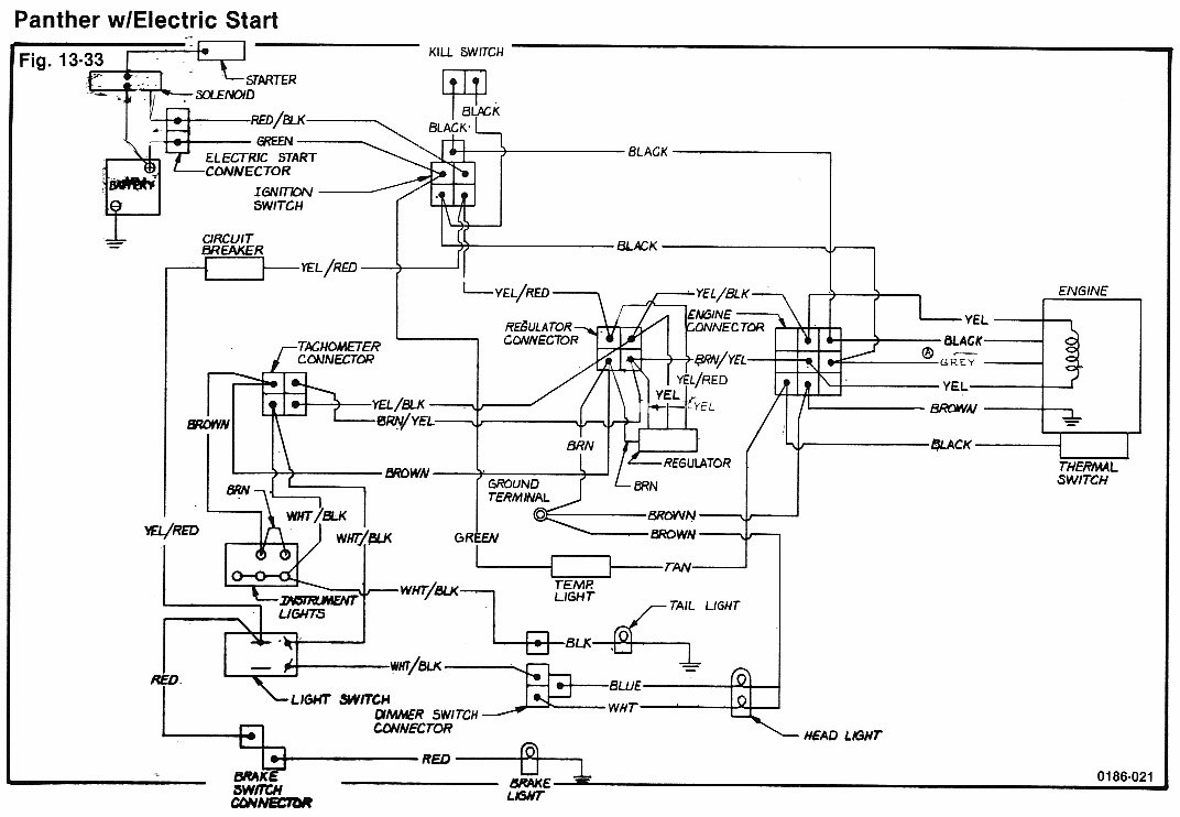 1995 Arctic Cat Cougar 550 Wiring Diagram