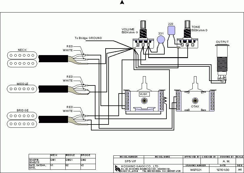Jackson C9 Cat Pickup Wiring Diagram