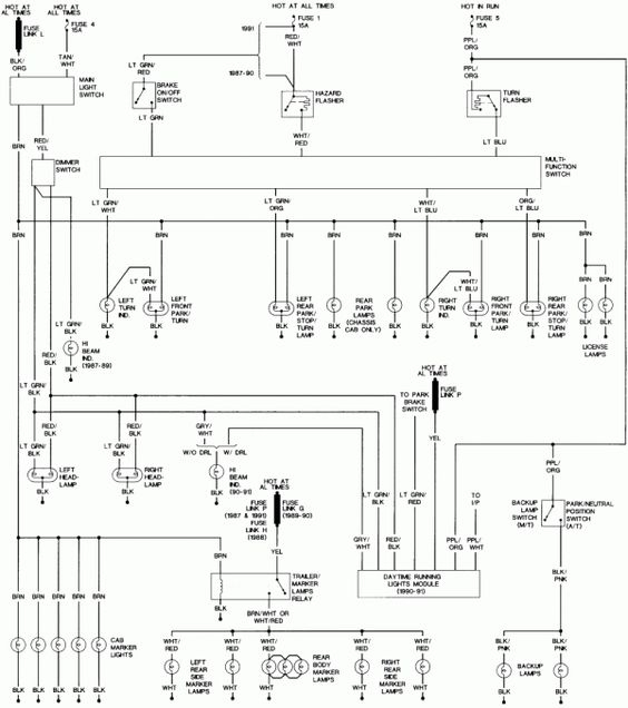 1990 Chevy Truck Wiring Diagram Magnifico