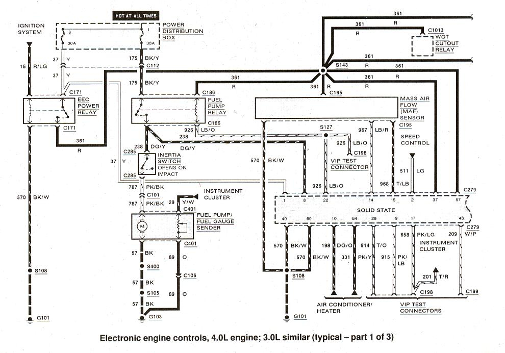 1991 Ford Ranger Ignition Wiring Diagram Pictures Wiring Diagram Sample