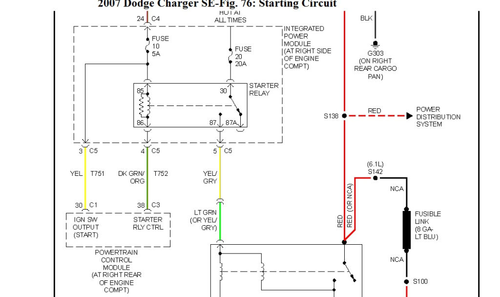 2007 Dodge Charger Starter Wiring Diagram How Much