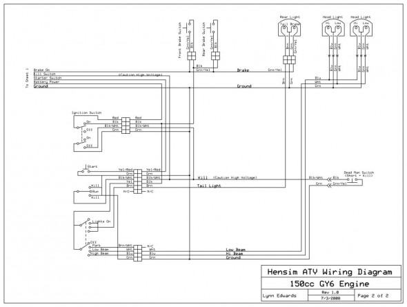 Chinese Scooter Ignition Switch Wiring Diagram