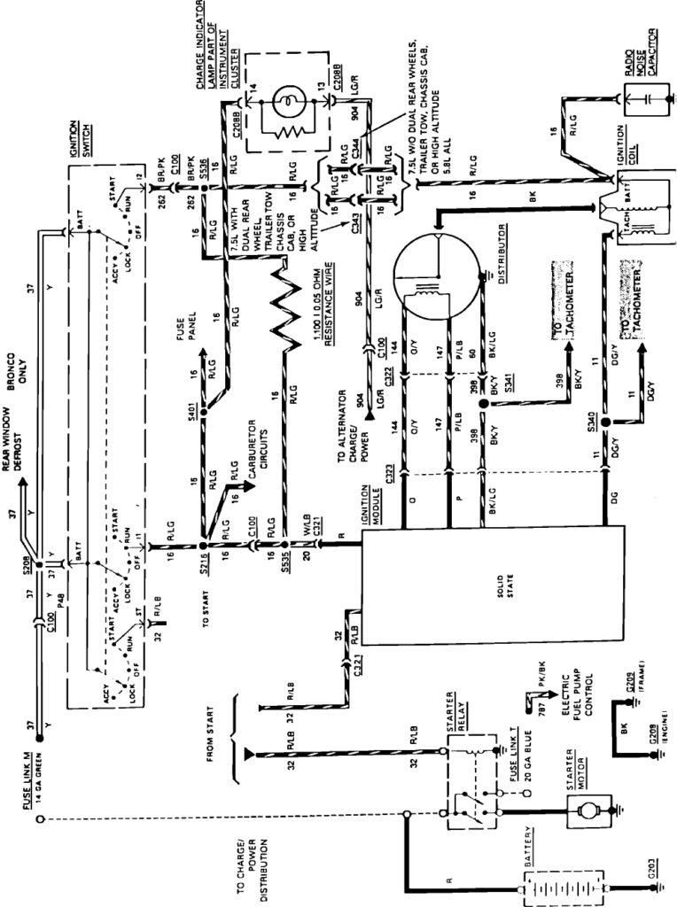 1987 Ford F250 Ignition Wiring Diagram