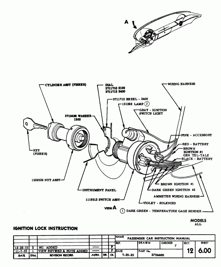57 Chevy Ignition Wiring Diagram