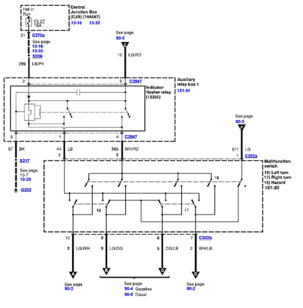 2004 Ford F250 Ignition Switch Wiring Diagram