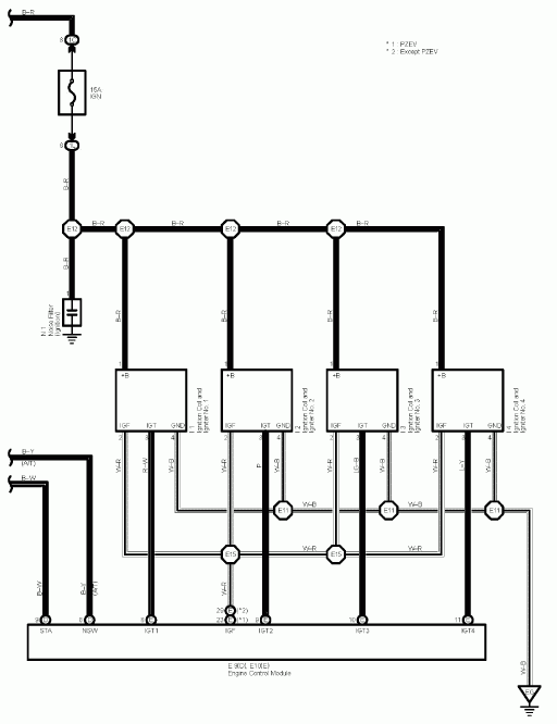 2004 Toyota Camry Ignition Coil Wiring Diagram